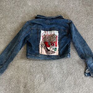Timmy Woods Classic Blue embellished Jean Jacket